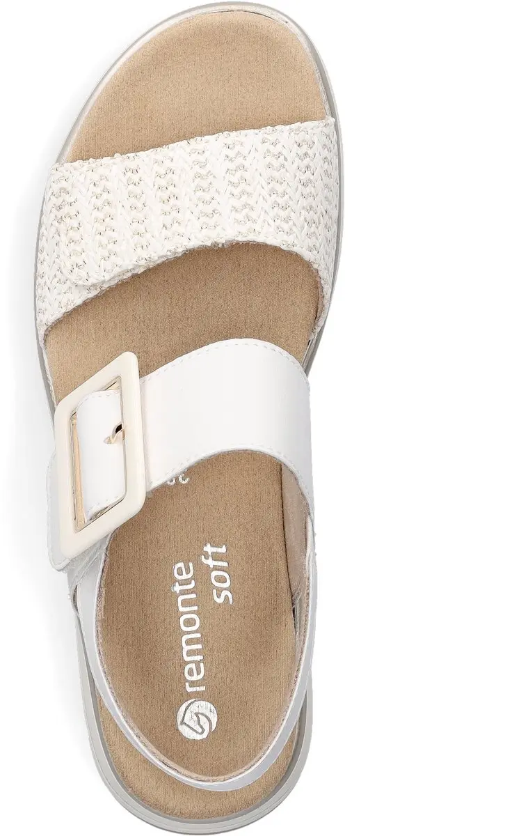 Remonte Sandalen Plat Sandalen Plat - wit - Maat 45 - afbeelding 6 van 6