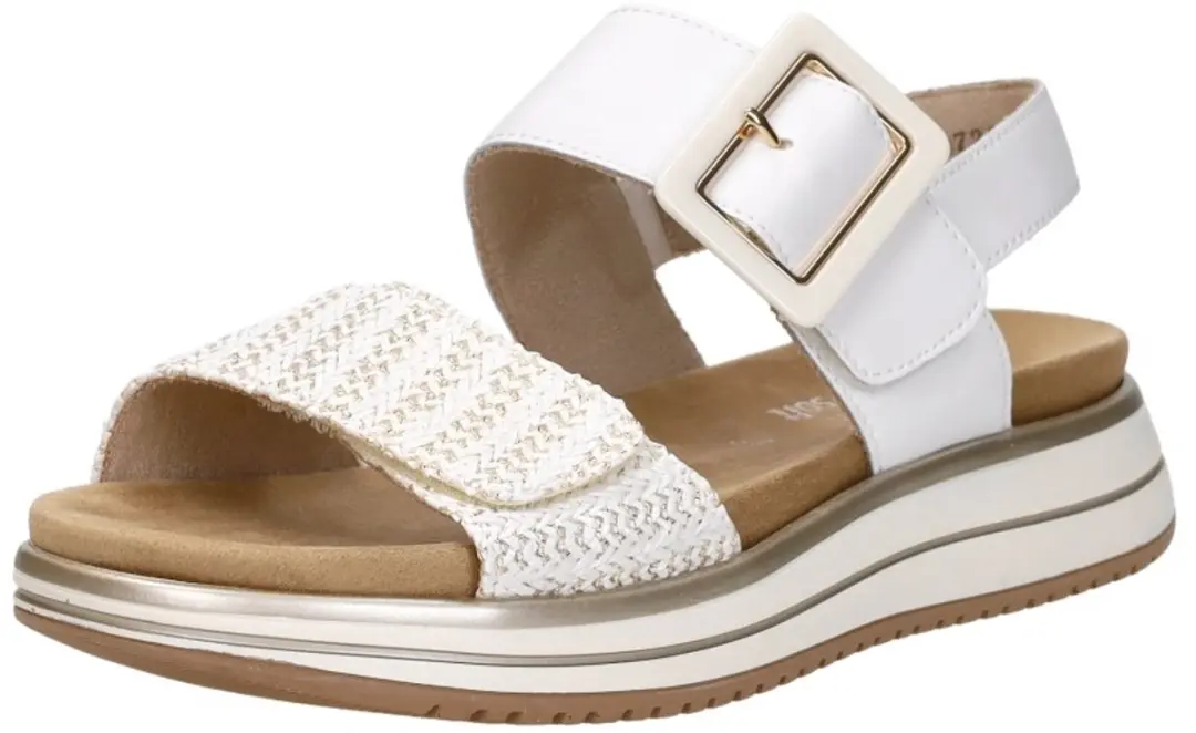 Remonte Sandalen Plat Sandalen Plat - wit - Maat 45 - afbeelding 4 van 6