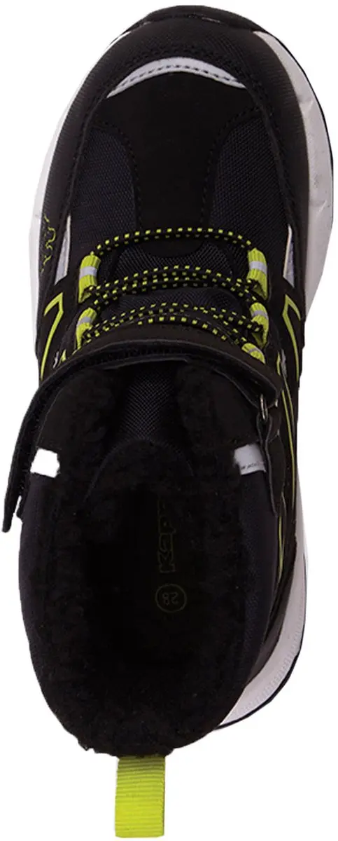 Kappa Floki Tex Schoenen Kinderen 260975K - Zwart/Limonkleur - Maat 30 - afbeelding 3 van 6