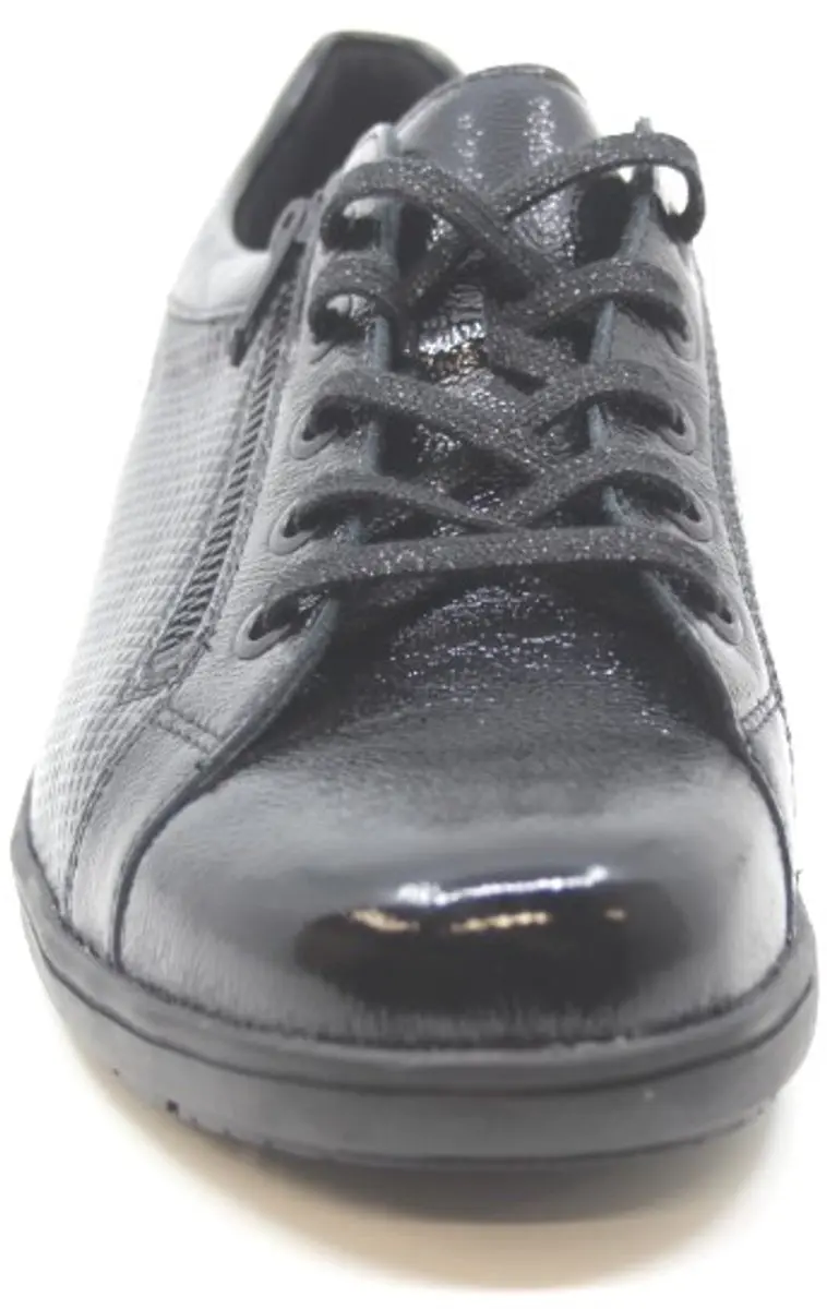 Solidus -Dames - zwart - sneakers - maat 39.5 - afbeelding 3 van 6