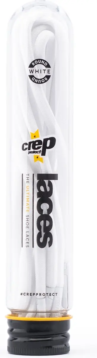 Crep Protect Laces White Round