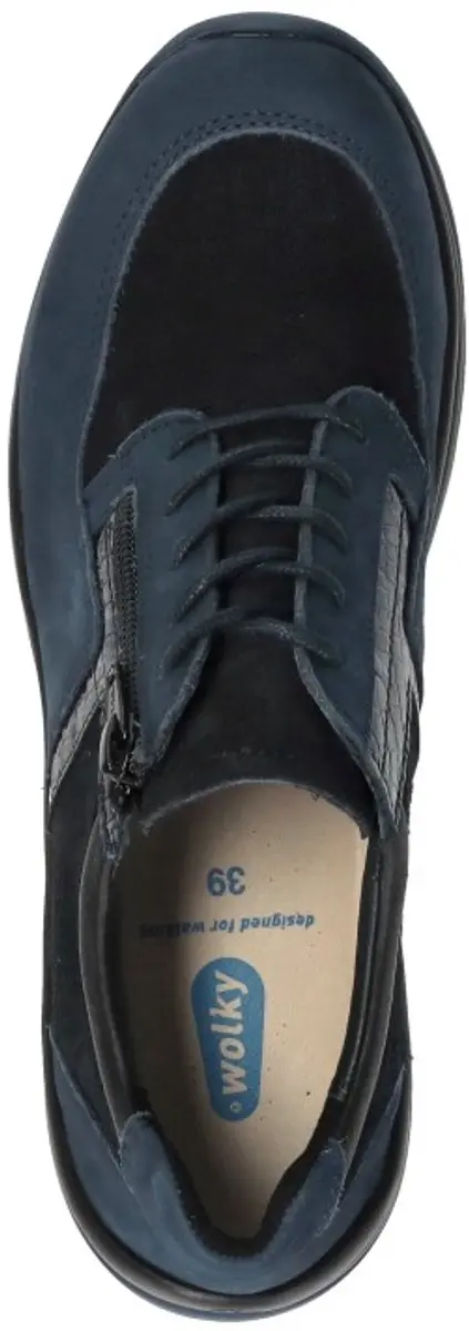 Wolky Comrie Veterschoenen Laag - blauw - Maat 38 - afbeelding 4 van 6