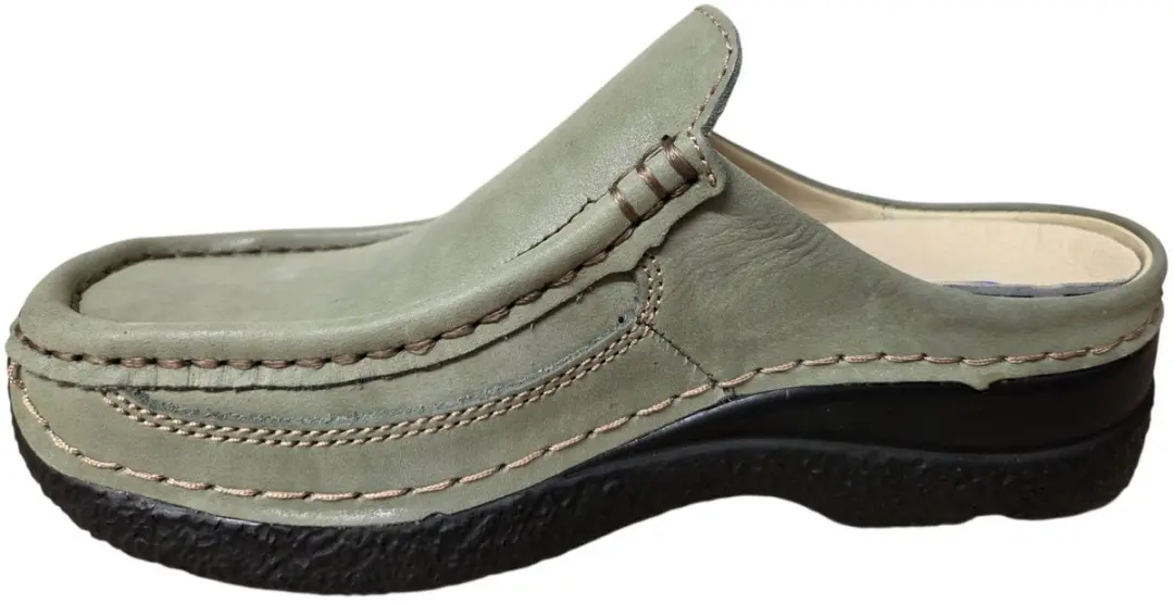 Wolky 06202 Roll Slide Dames Slides Lichtgroen - afbeelding 5 van 6