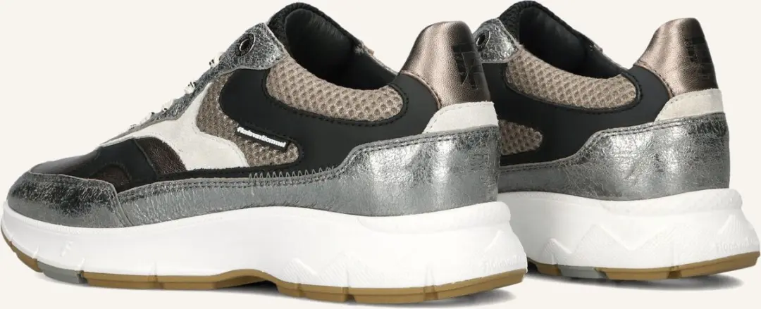 Floris van Bommel Daysi Sneakers Sfw-10133 - Zilverkleurig 38,5 - afbeelding 6 van 6