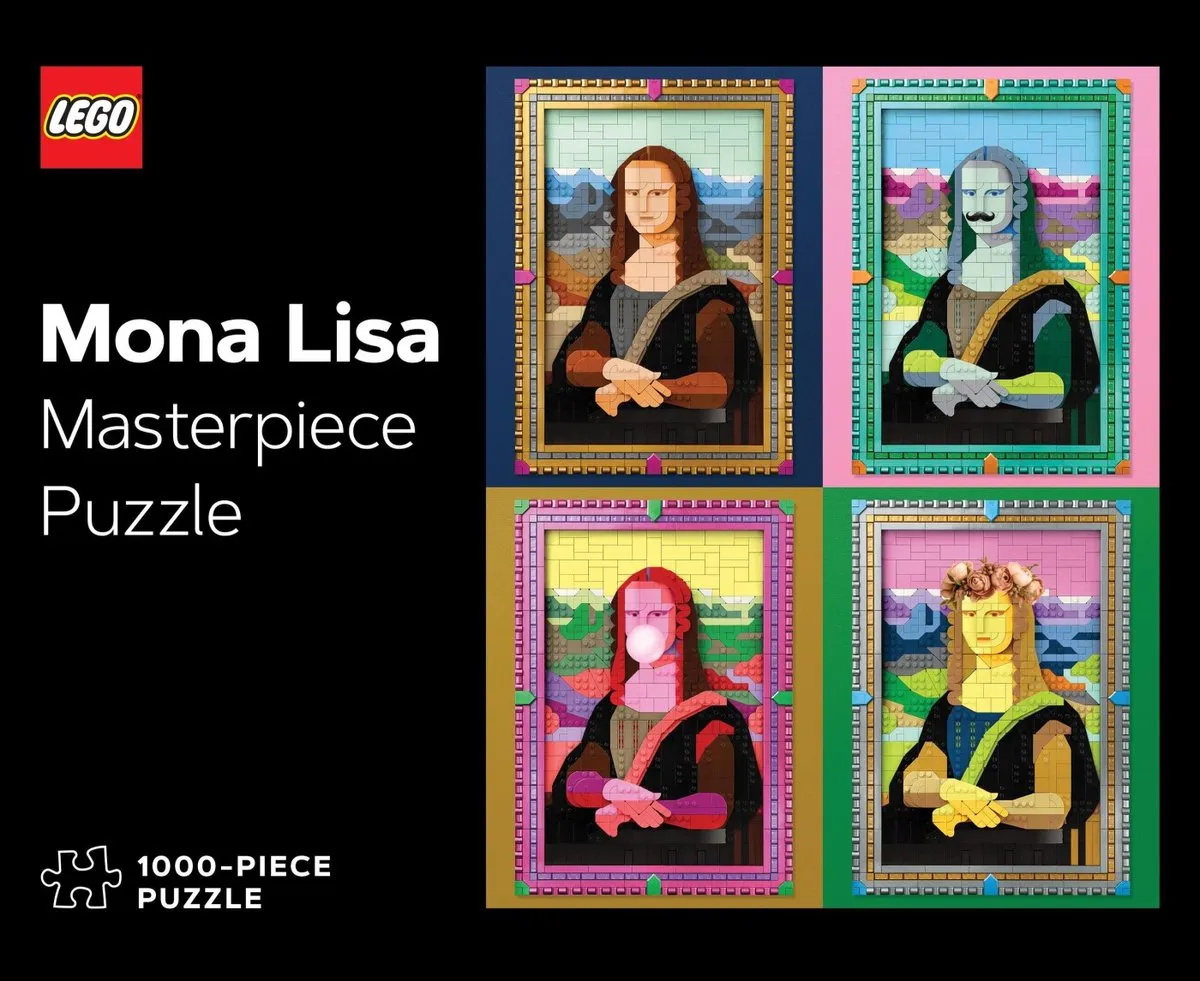LEGO Masterpiece Puzzle Mona Lisa 1000 Stuks
