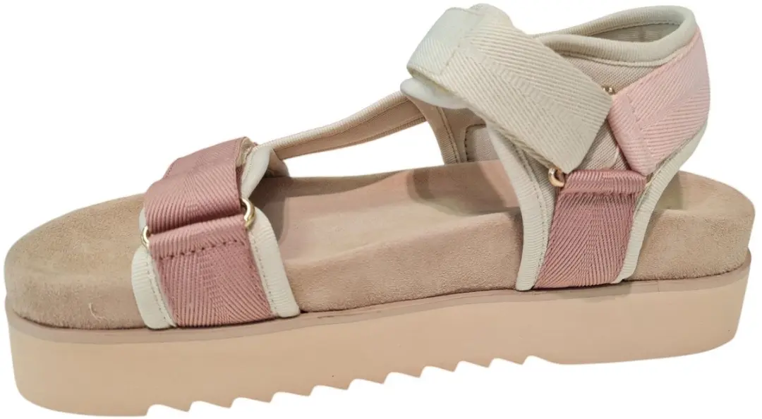 Maruti Beau Textile Dames Sandalen - Roze - 37 - afbeelding 4 van 6