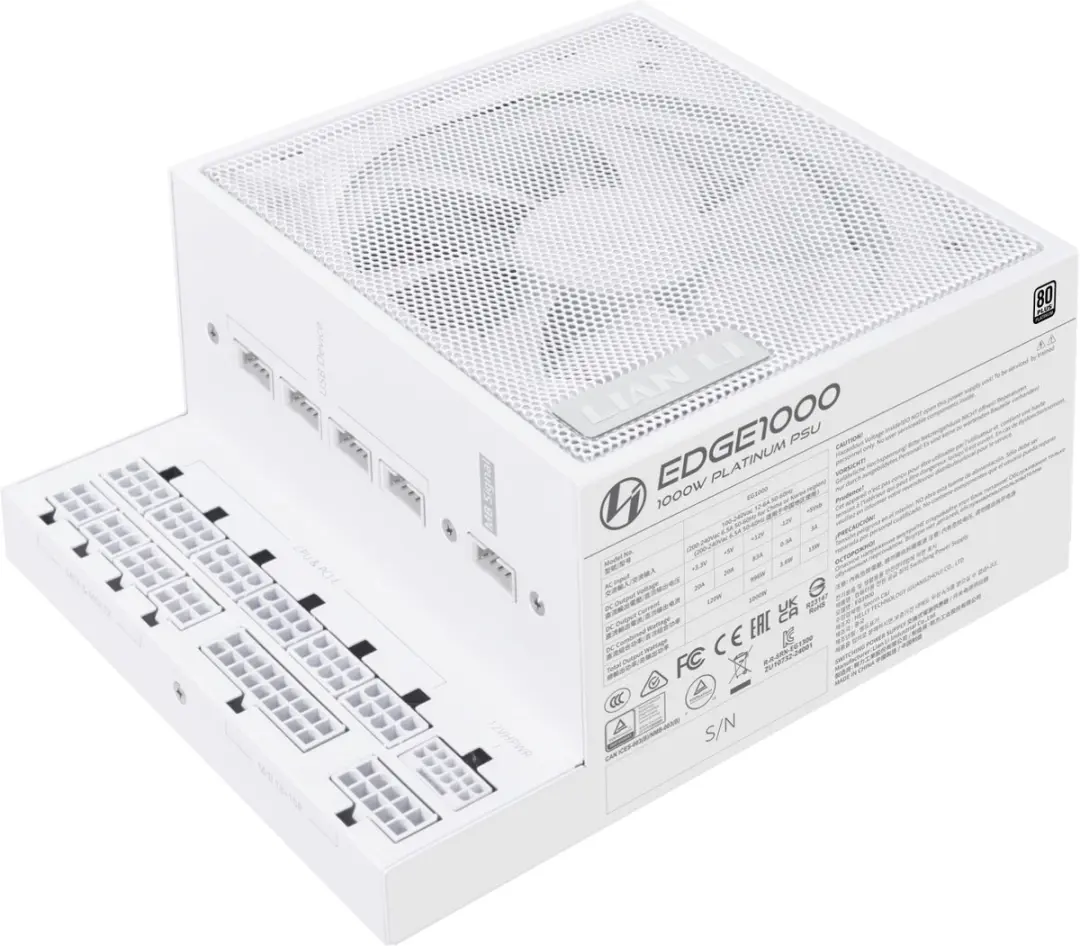Lian Li EDGE 1000W EG1000 WHITE Voeding