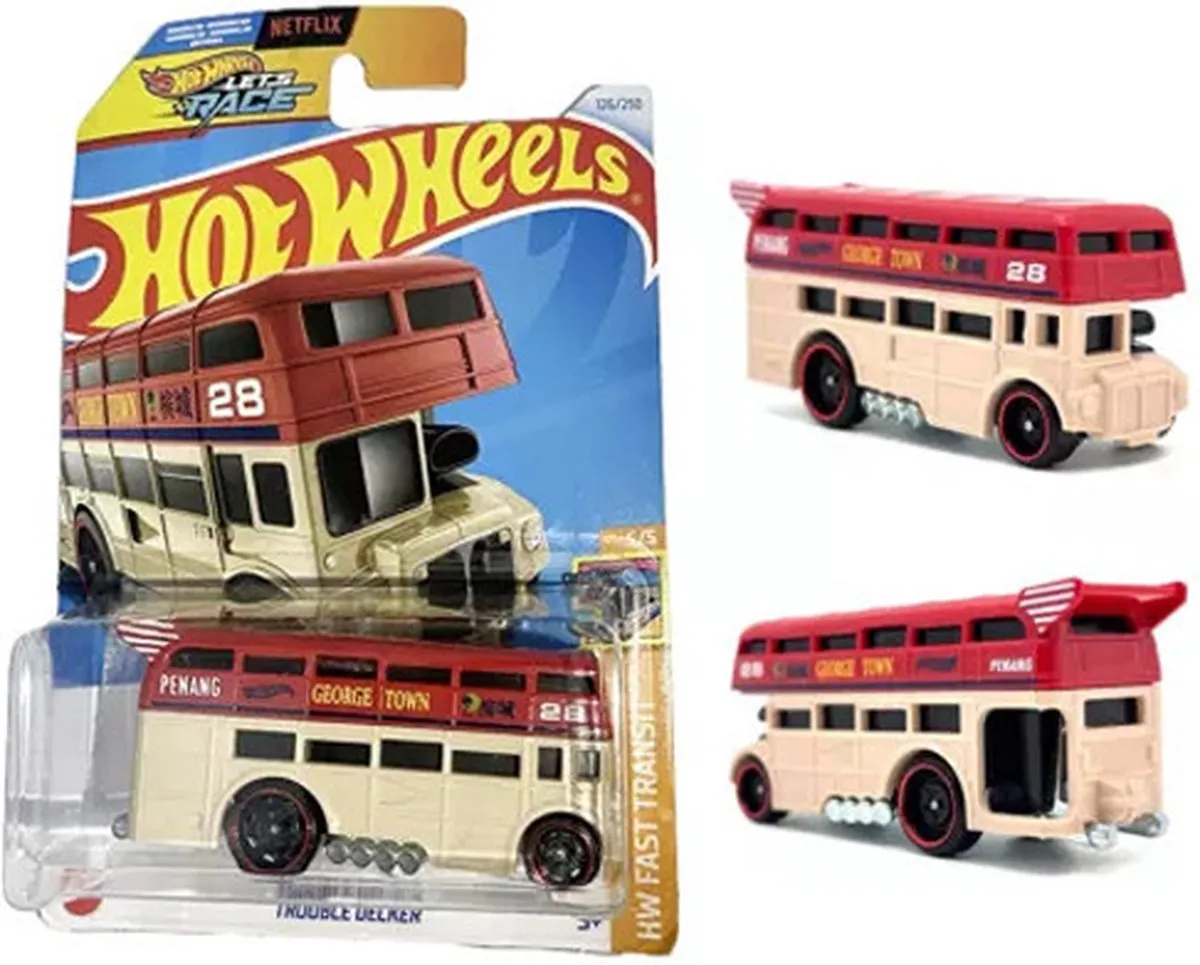 Hot Wheels Trouble Decker George Town HW Fast Transit 21A