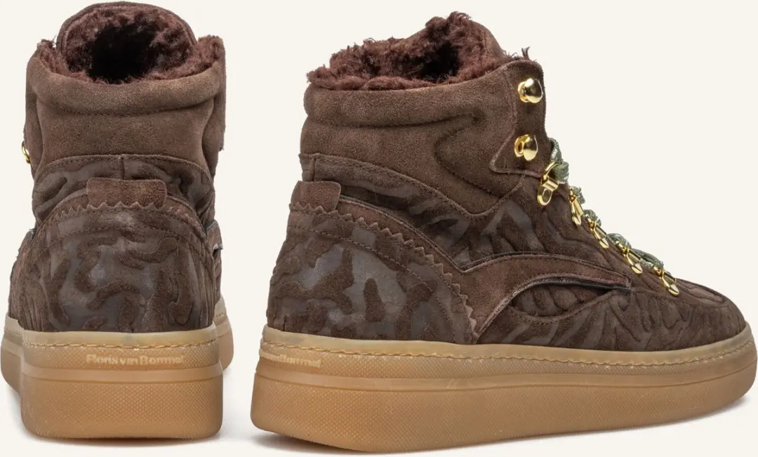 Floris Van Bommel SFW-10175 Fygi Sneakers - Bruin - afbeelding 5 van 5