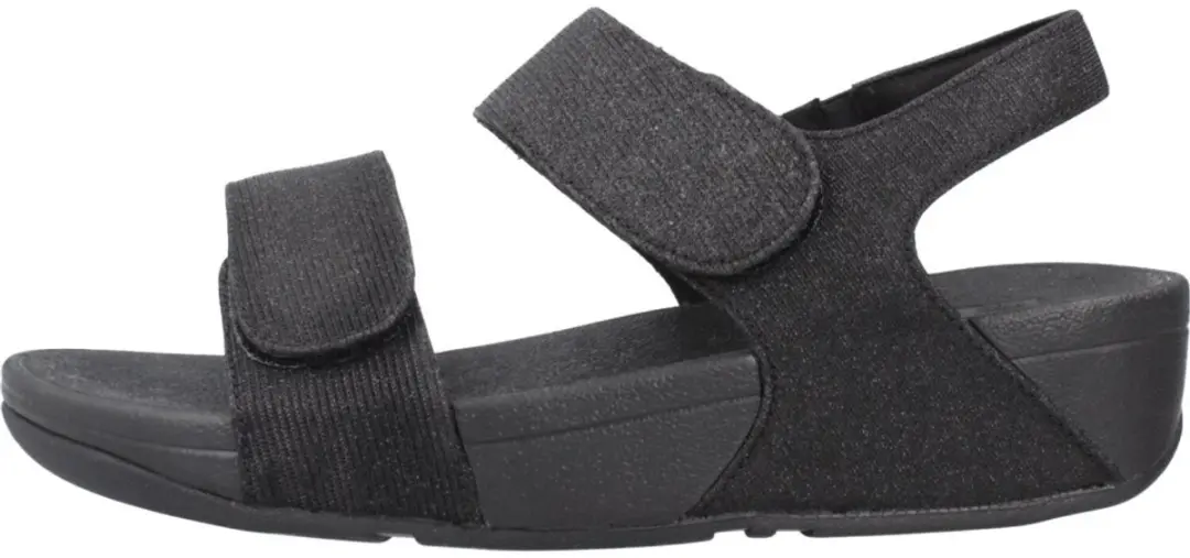 FitFlop Lulu Shimmerlux Sandalen - 36 - Zwart - afbeelding 2 van 6