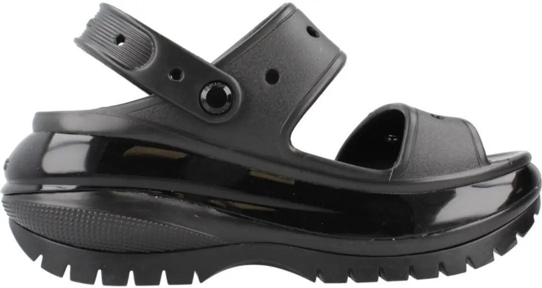 Crocs Classic Mega Crush Sandalen - Zwart EU 39-40 - afbeelding 4 van 6