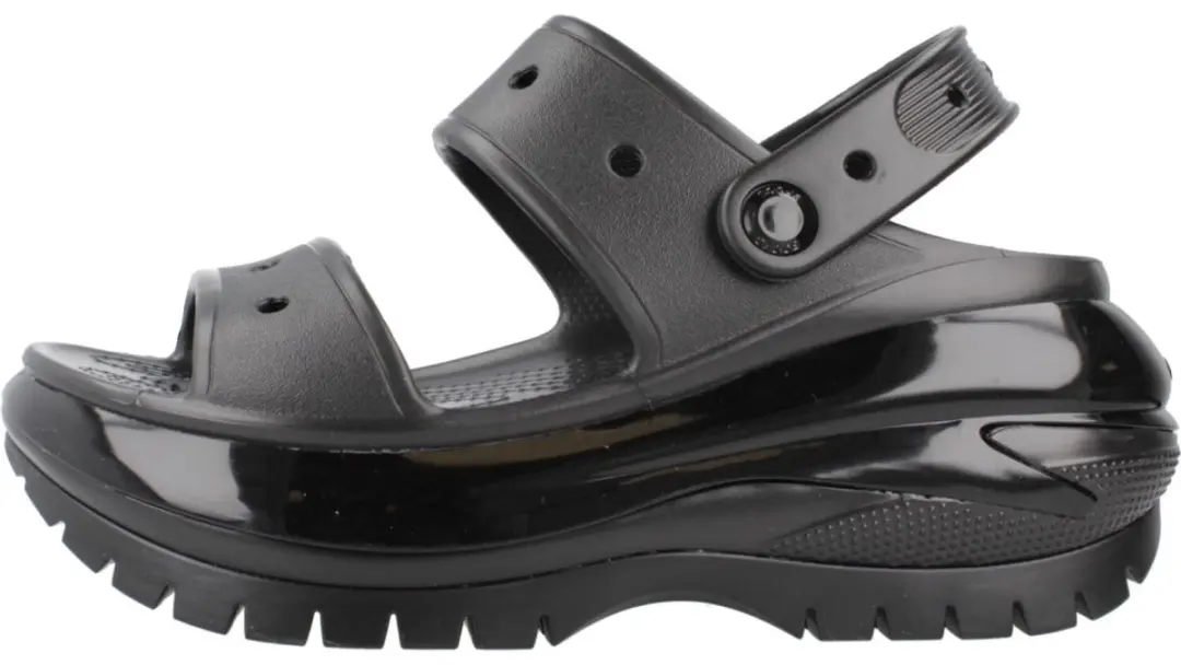 Crocs Classic Mega Crush Sandalen - Zwart EU 39-40 - afbeelding 5 van 6