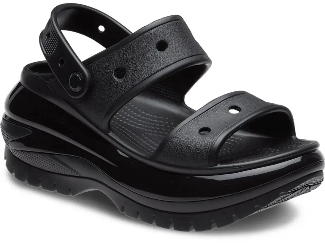 Crocs Classic Mega Crush Sandalen - Zwart EU 39-40 - afbeelding 6 van 6