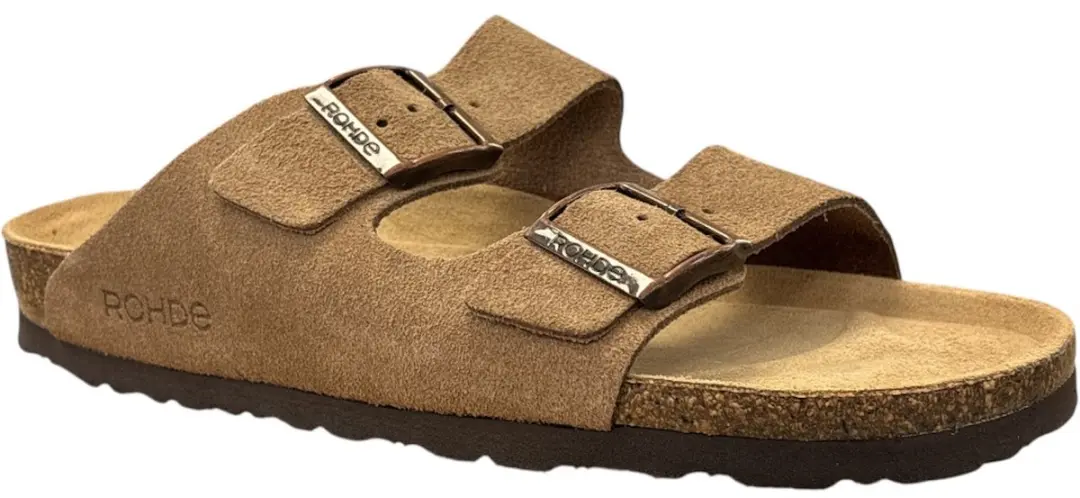 Rohde Roma Heren Slippers - Beige - Maat 41 - afbeelding 6 van 6
