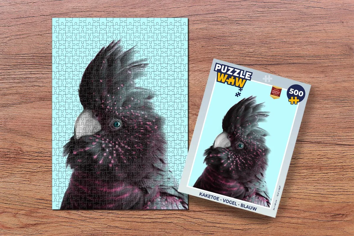 PuzzleWow Kaketoe Legpuzzel 500 Stuks - Multicolor