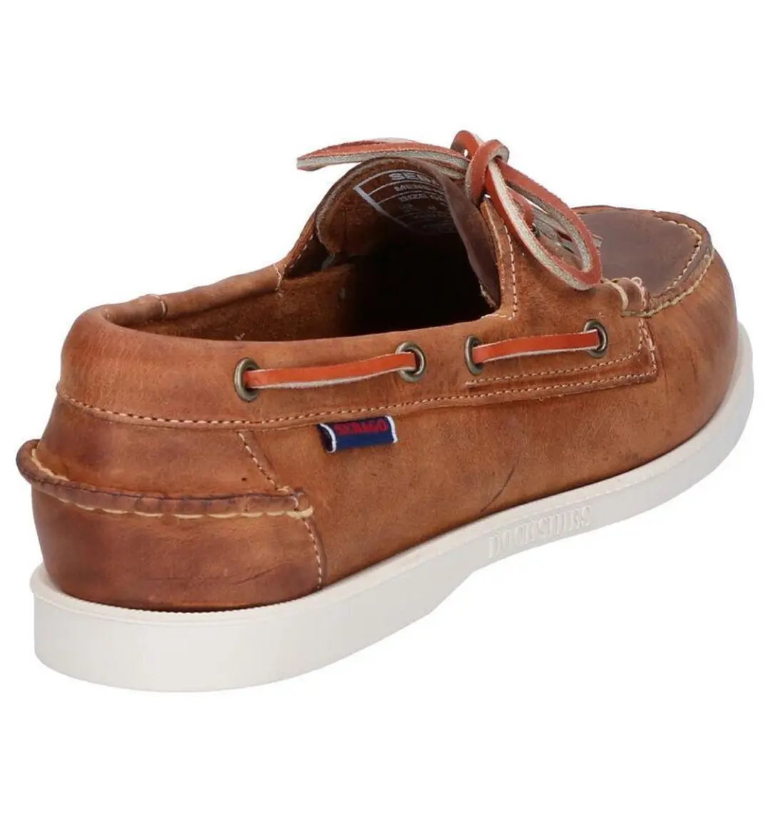 Sebago Dockside Heren Bootschoenen - Cognac - Maat 44 - afbeelding 6 van 6