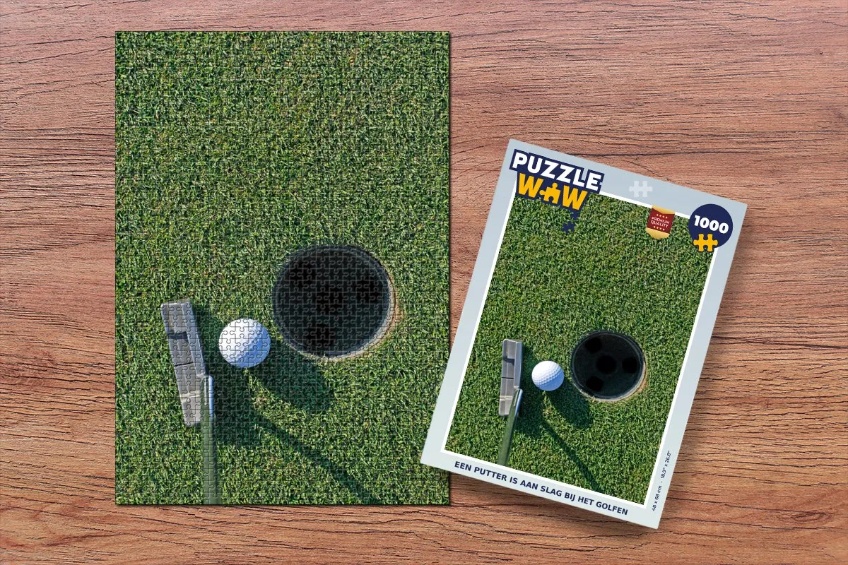PuzzleWow Golf Puzzel 1000 Stuks - Multicolor