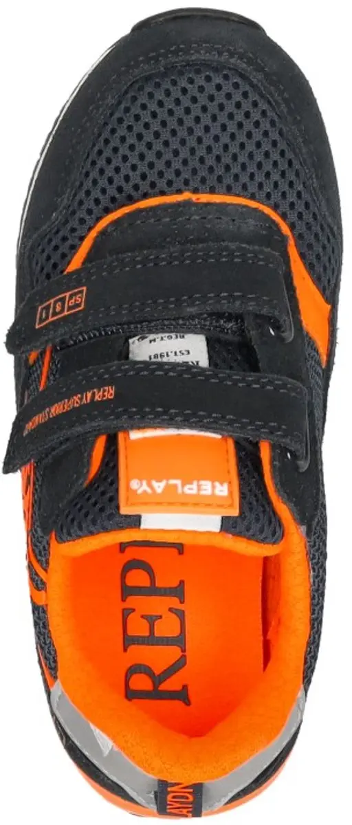 Replay Shoot Kid 6 Sneakers Jongens - Leren Sneaker - Blauw - Maat 26 - afbeelding 5 van 6