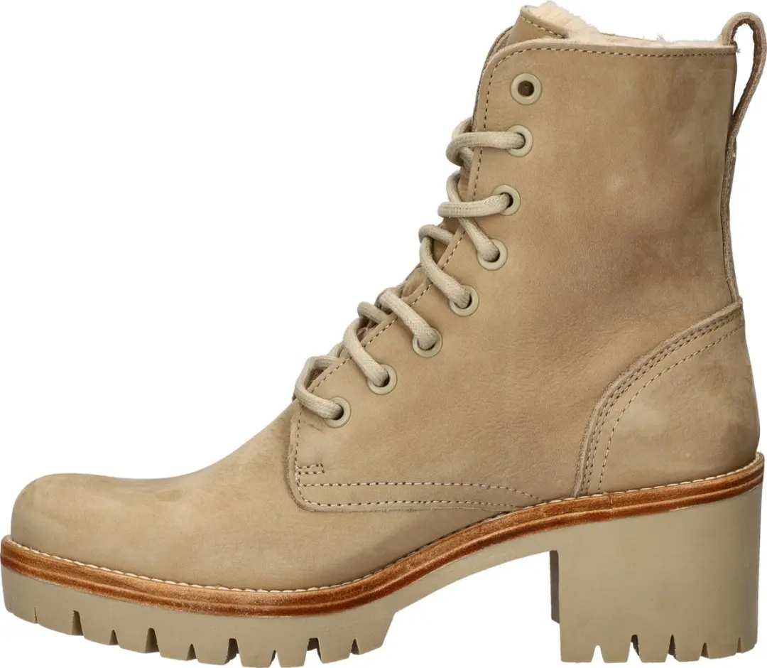 Panama Jack Padma Dames Veterboot - Beige - Maat 39