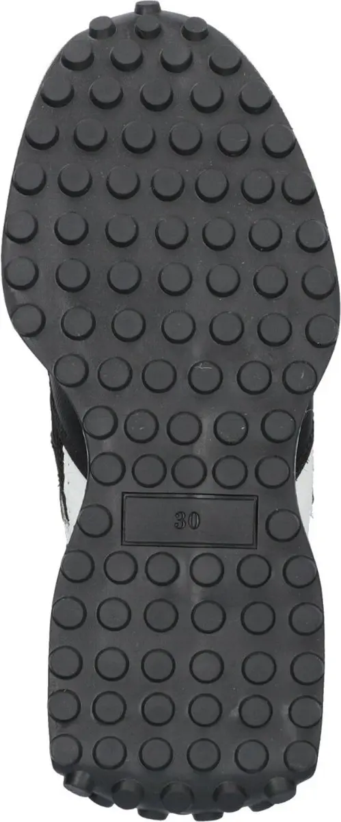 Braqeez 423981-589 Jongens Lage Sneakers 29 - Zwart/Wit - afbeelding 5 van 6