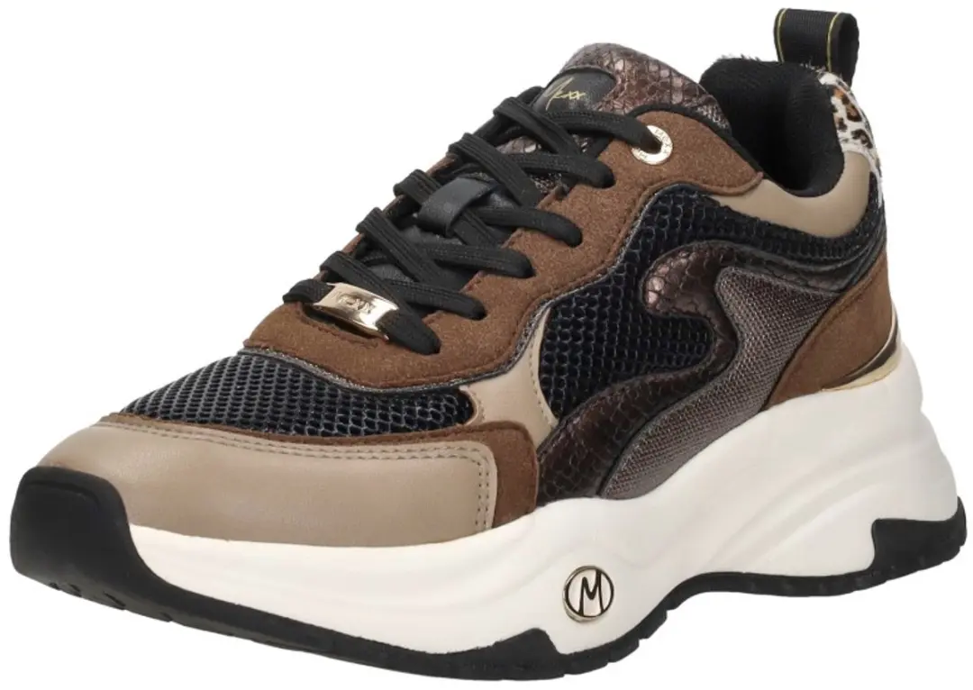 Mexx Sneaker Palma Ora - Taupe/Zwart Dames 38