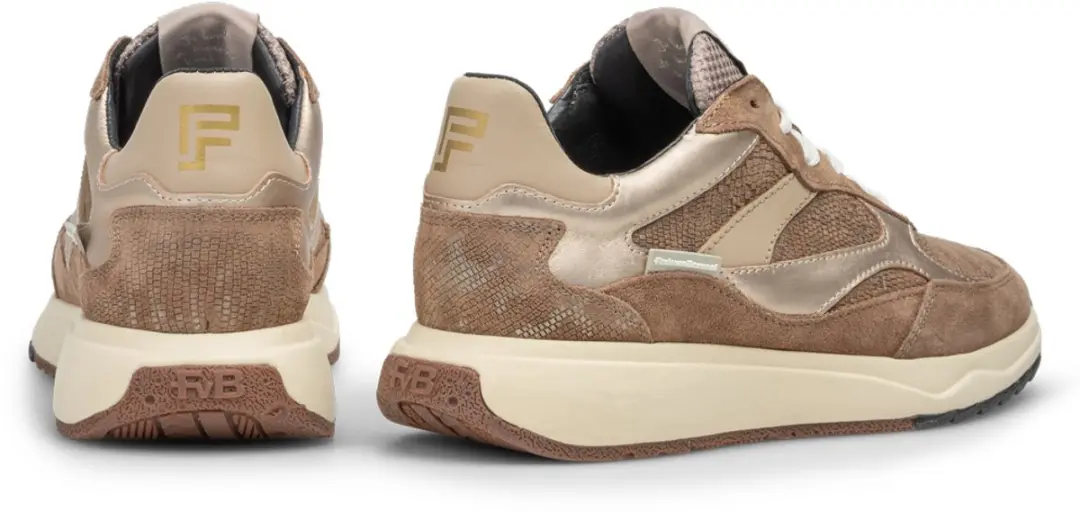 Floris van Bommel Suvi 05.03 Dames Sneaker - Taupe - Maat 38 - afbeelding 4 van 6