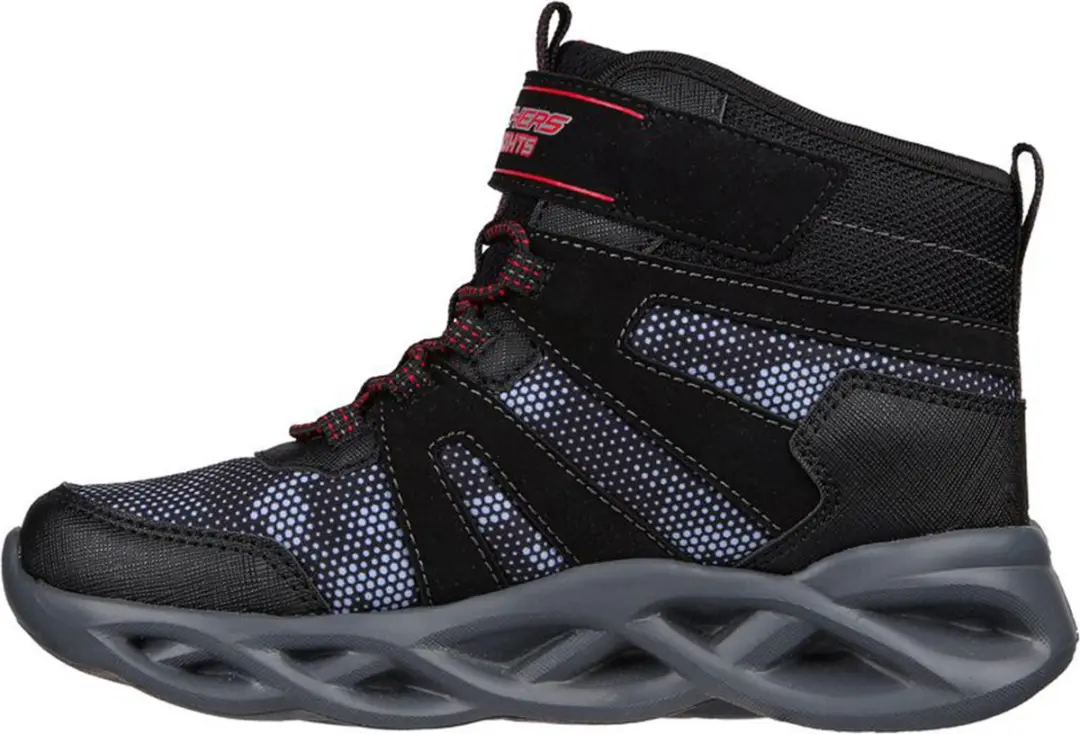 Skechers Twisted Brights Zerrix 400145L-BKRD Sneeuwlaarzen - Zwart - afbeelding 3 van 6