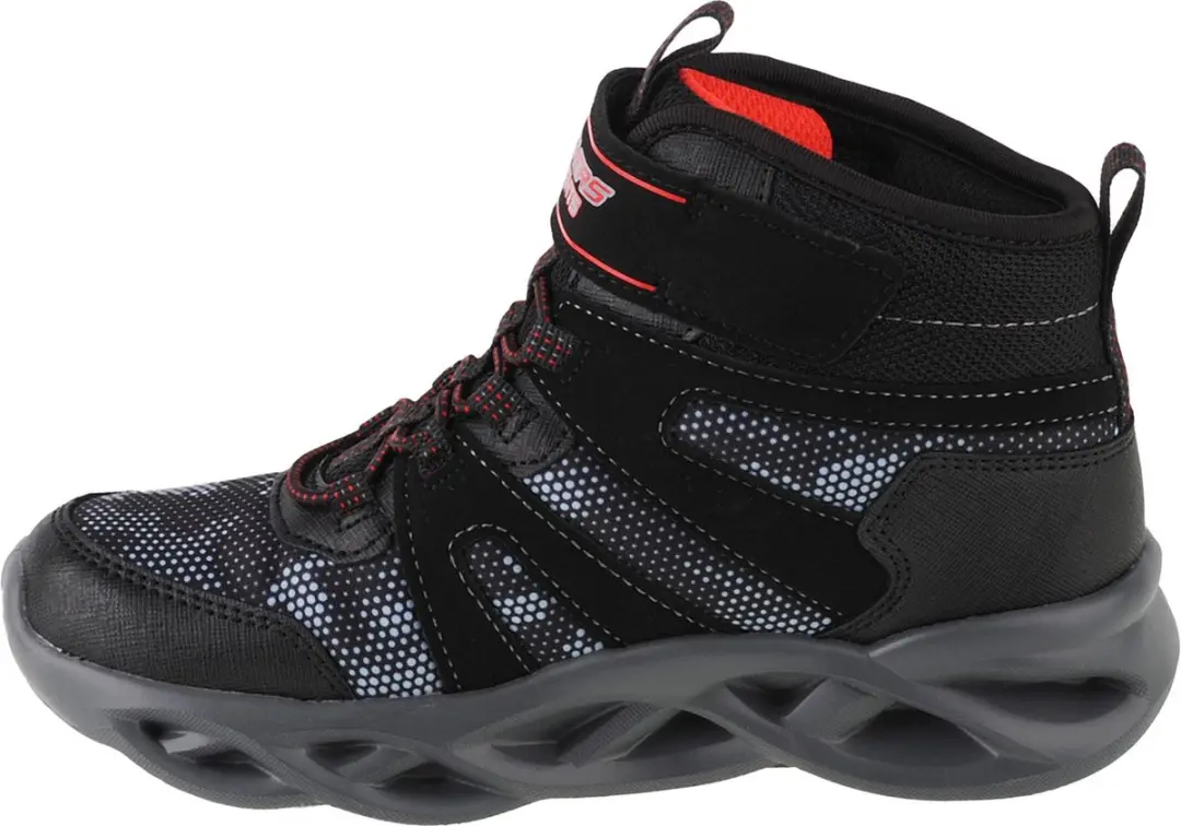 Skechers Twisted Brights Zerrix 400145L-BKRD Sneeuwlaarzen - Zwart - afbeelding 4 van 6