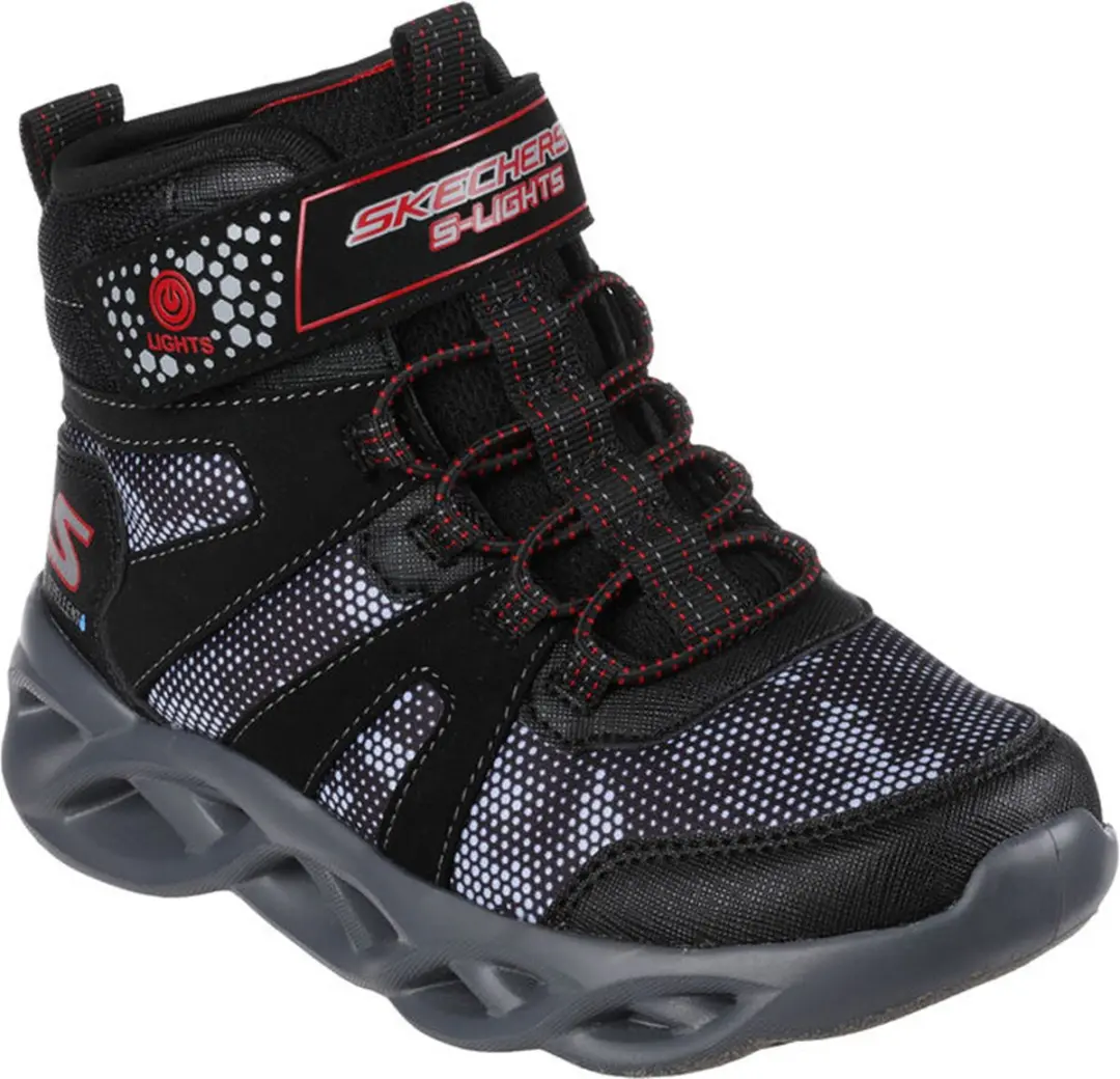 Skechers Twisted Brights Zerrix 400145L-BKRD Sneeuwlaarzen - Zwart - afbeelding 2 van 6