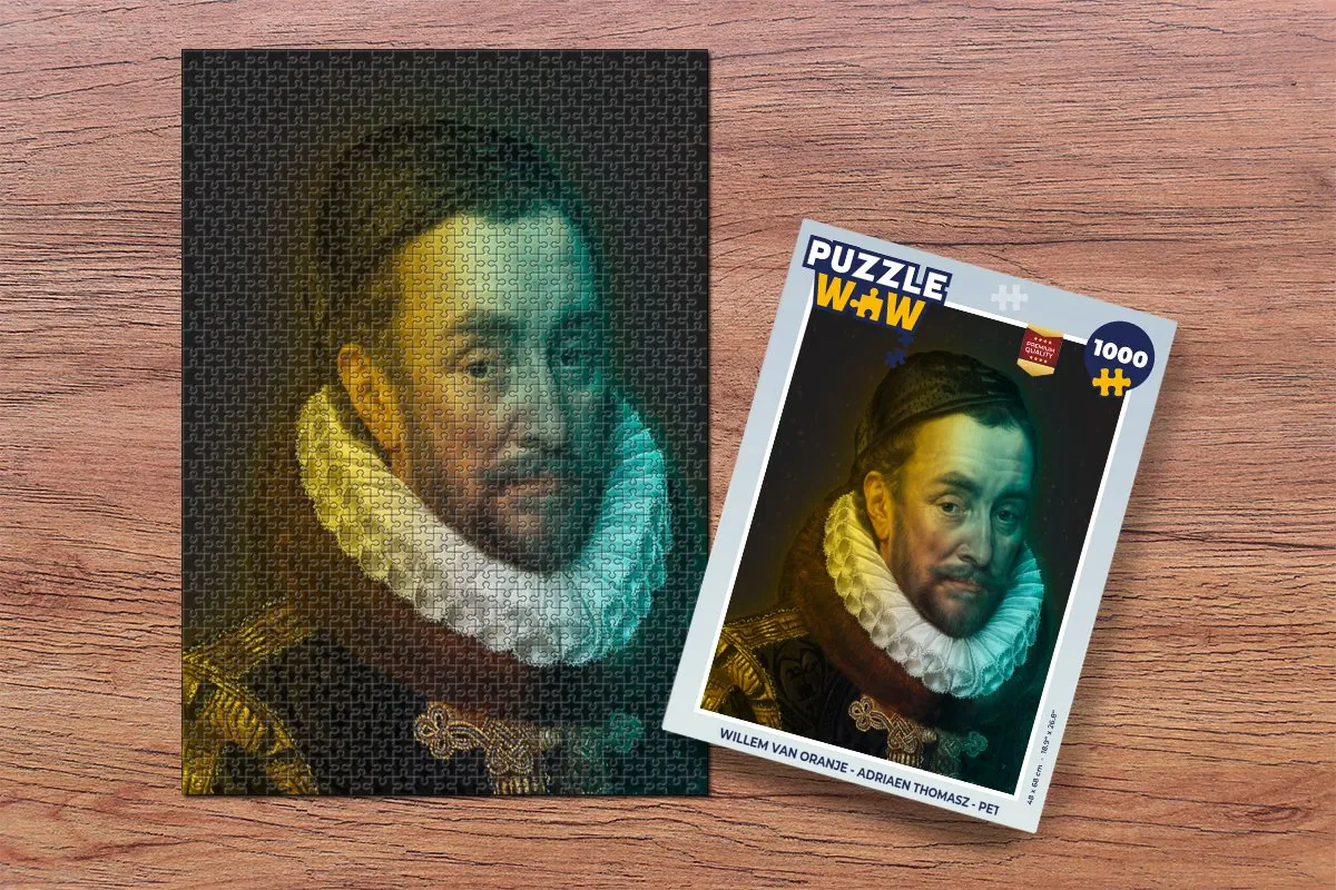 PuzzleWow Willem van Oranje Legpuzzel 1000 Stuks - Multicolor