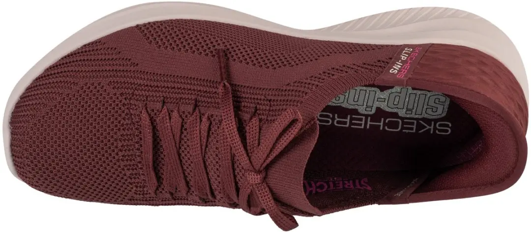 Skechers Slip-Ins Ultra Flex 3.0 Sneakers - Rood - afbeelding 3 van 5