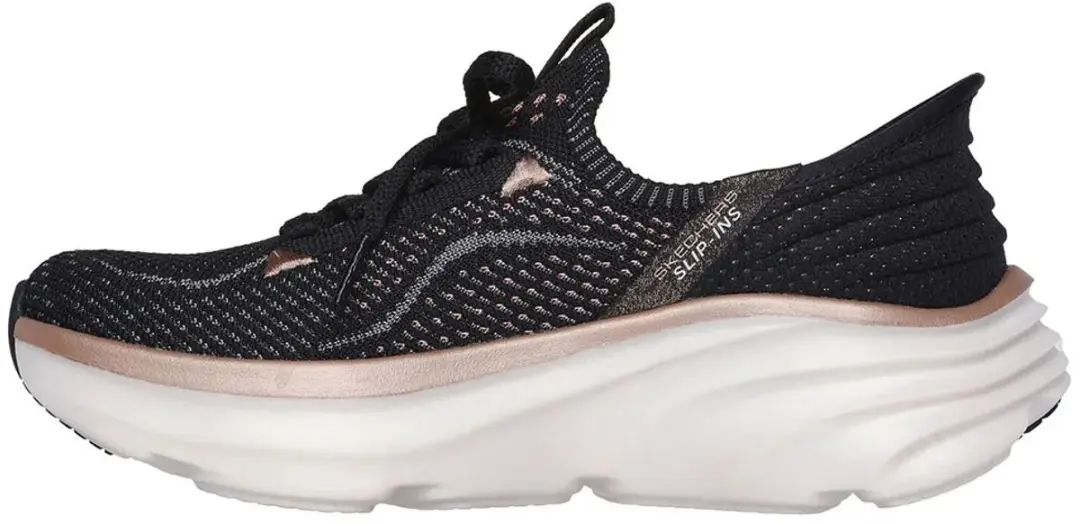 Skechers D’Lux Vapor 150584-BKRG Schoenen - Vrouw - Zwart/Rose Gold - afbeelding 4 van 6