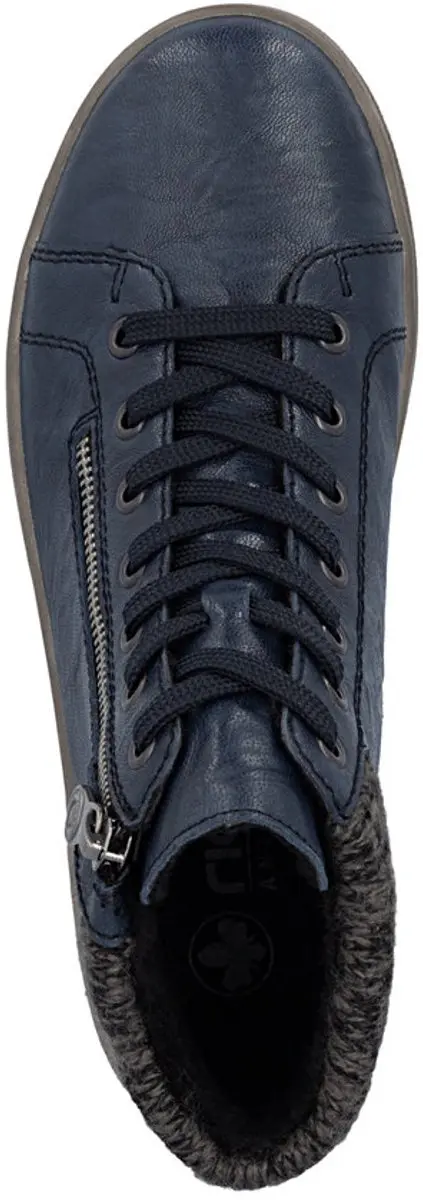 Rieker X0709-14 Dames Veterboots - Blauw