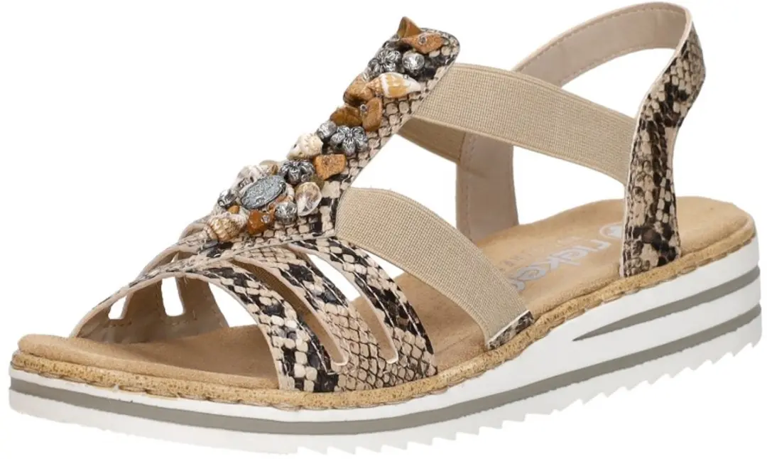 Rieker Sandalen E 1/2 Leest 39 - Beige