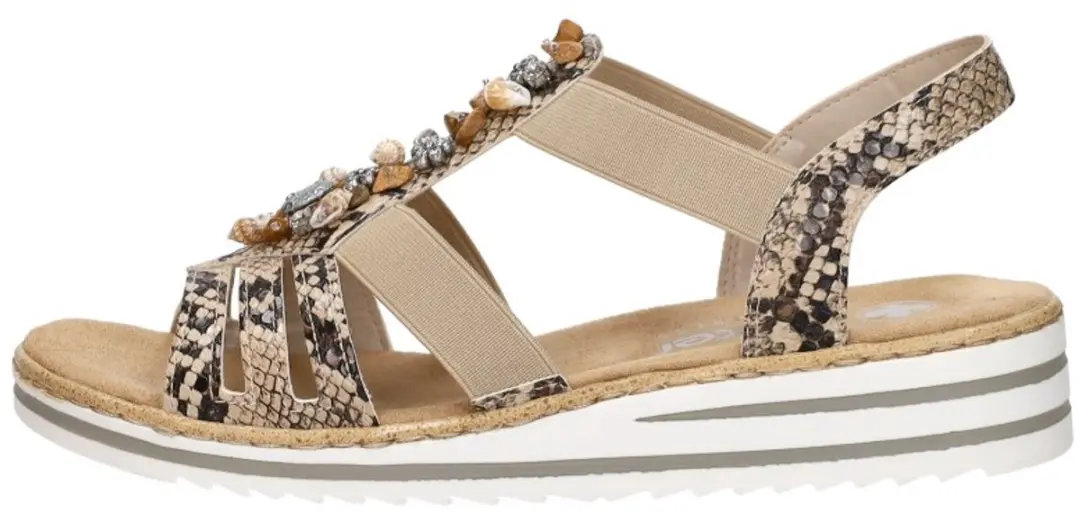 Rieker Sandalen E 1/2 Leest 39 - Beige