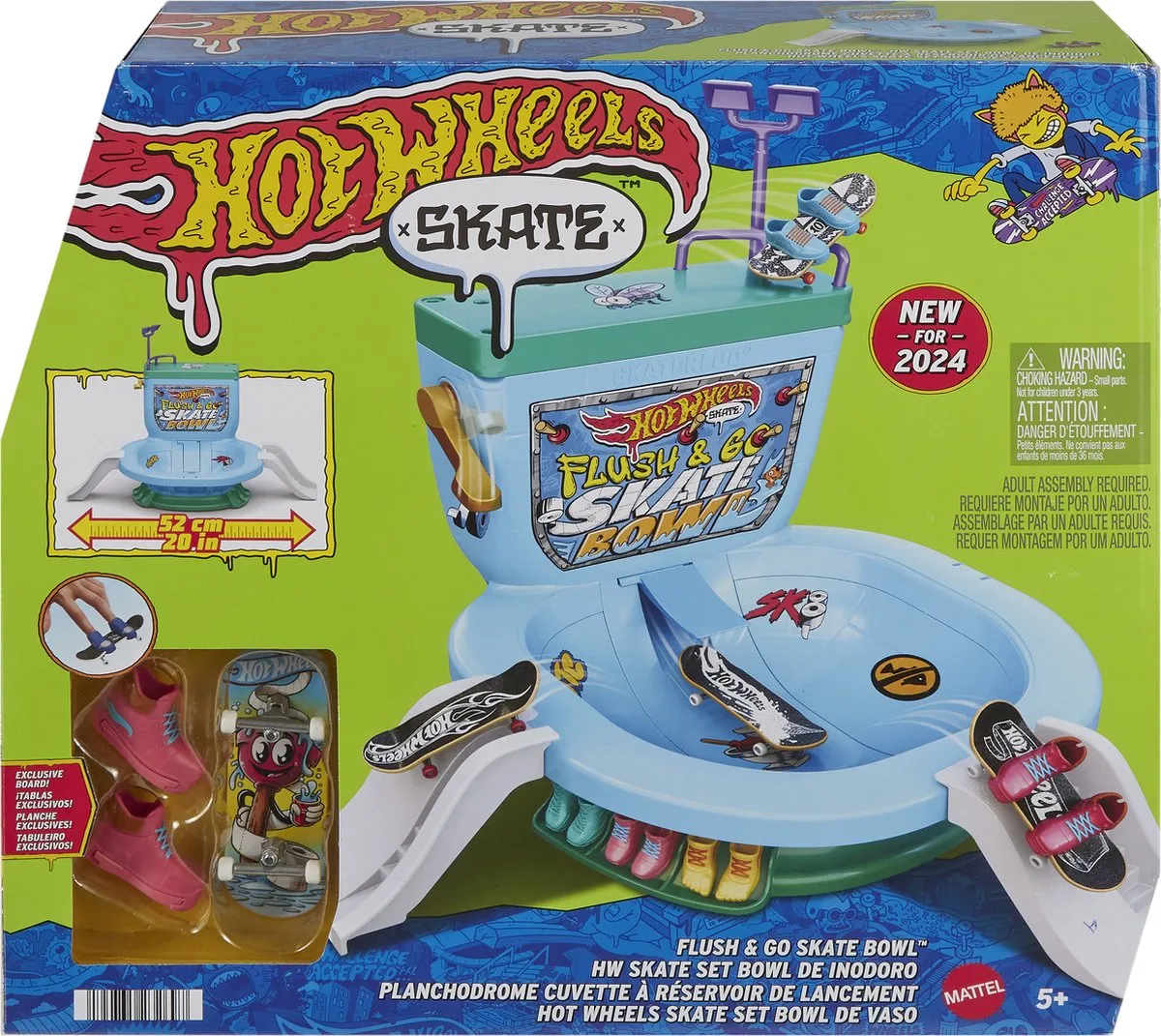 Hot Wheels Skateset Racebaan HXL16 - Multicolor
