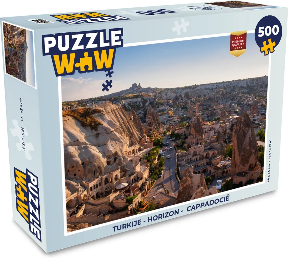 PuzzleWow Horizon Cappadocië Legpuzzel 500 Stuks - Multicolor