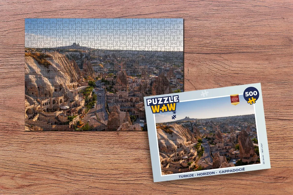 PuzzleWow Horizon Cappadocië Legpuzzel 500 Stuks - Multicolor
