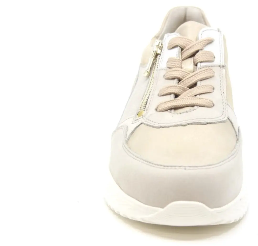 Wäldlaufer Janka Sneakers Leer Dames Beige - Maat 42
