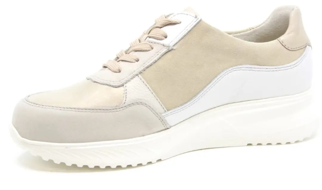 Wäldlaufer Janka Sneakers Leer Dames Beige - Maat 42