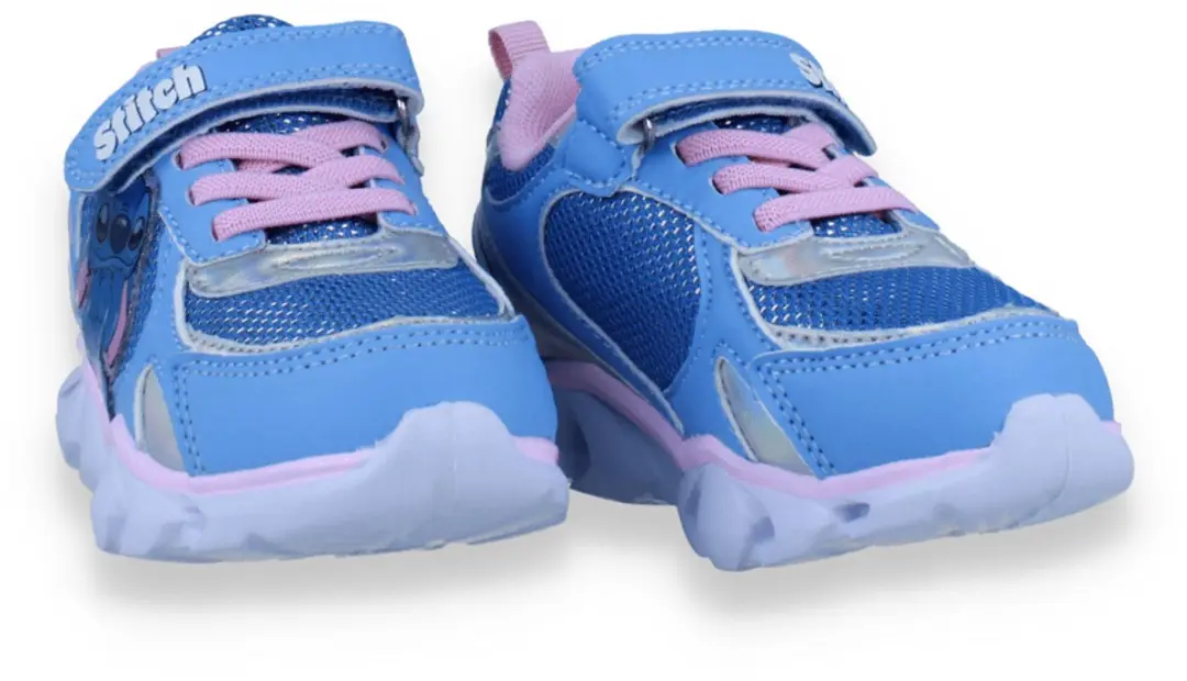 Lilo & Stitch Meisjes Sneaker met Lichtjes - Maat 27 - Blauw - afbeelding 2 van 5