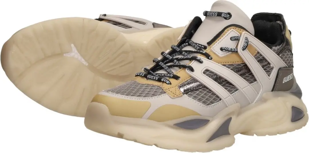 Guess Belluna Sneakers - Grijs/Beige - 38 - afbeelding 6 van 6