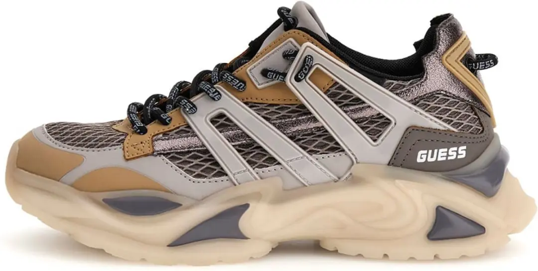 Guess Belluna Sneakers - Grijs/Beige - 38 - afbeelding 2 van 6