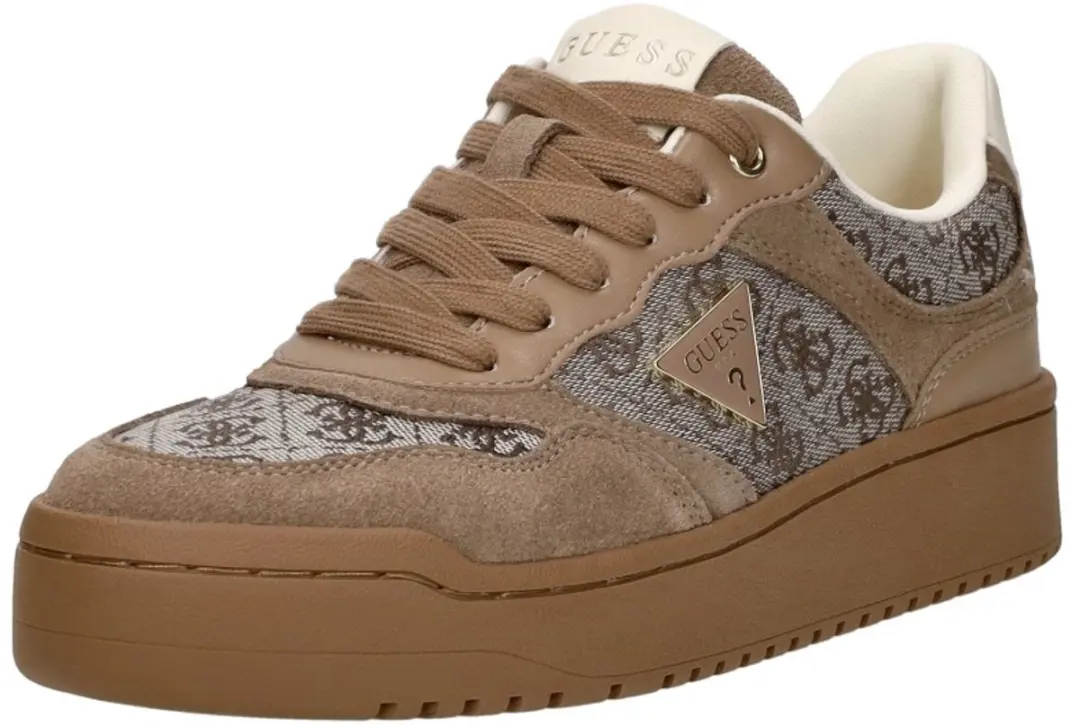 Guess Miram 16 Sneakers Laag - Taupe Maat 40 - afbeelding 5 van 6