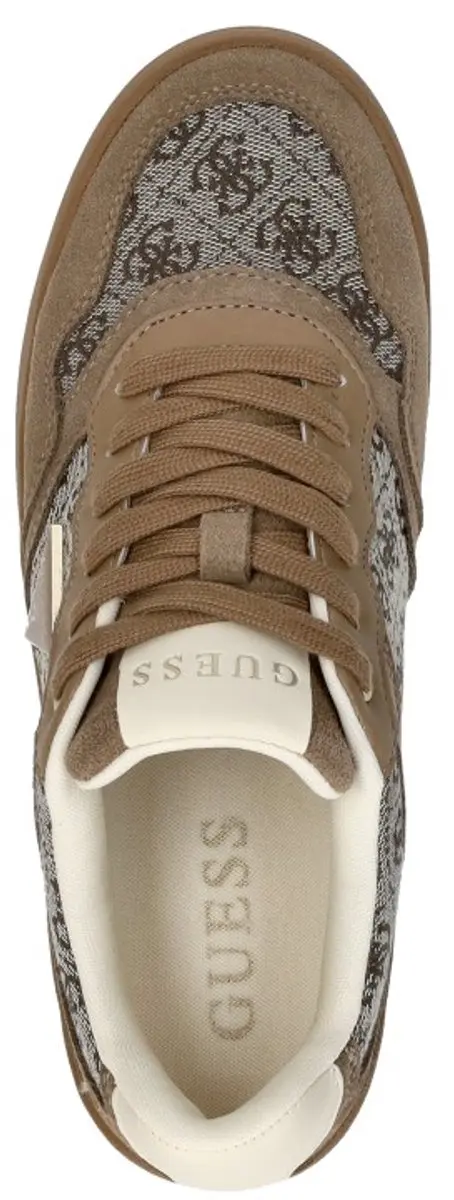 Guess Miram 16 Sneakers Laag - Taupe Maat 40 - afbeelding 6 van 6