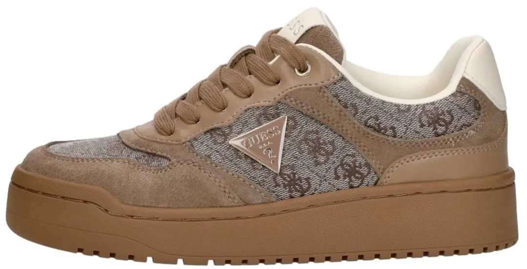 Guess Miram 16 Sneakers Laag - Taupe Maat 40 - afbeelding 2 van 6