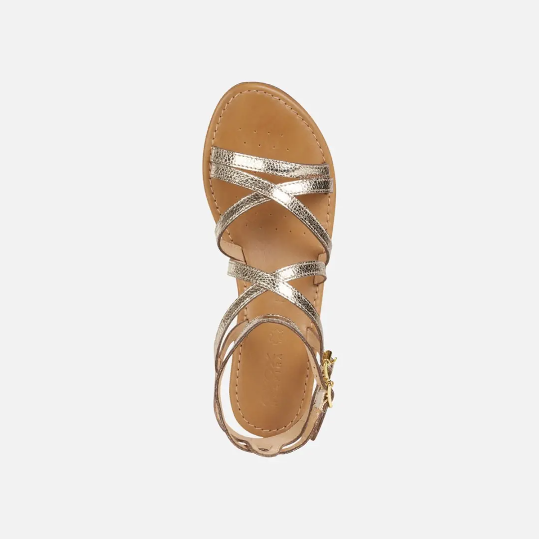 Geox Sozy S Dames Sandalen - Goud - 36.5