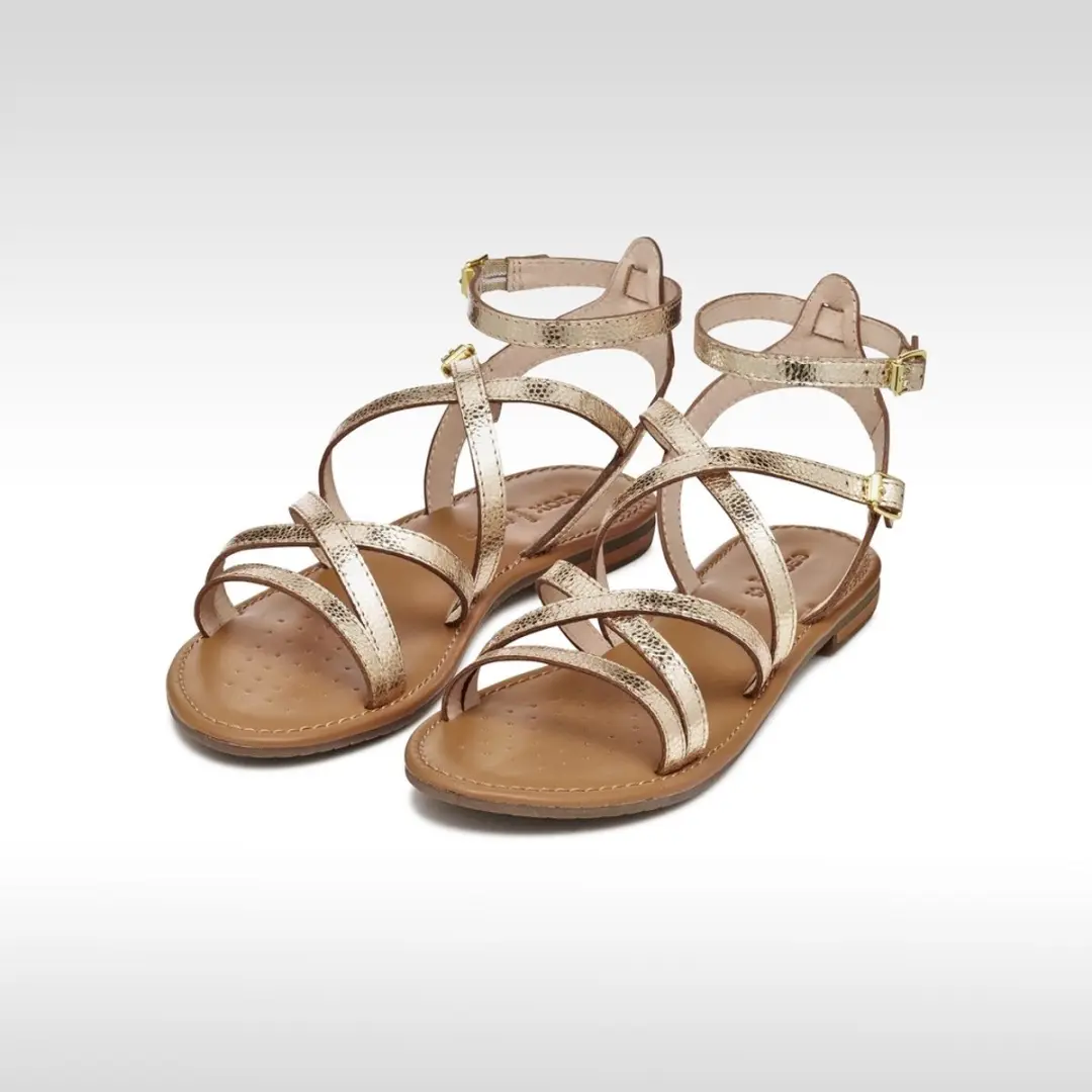 Geox Sozy S Dames Sandalen - Goud - 36.5