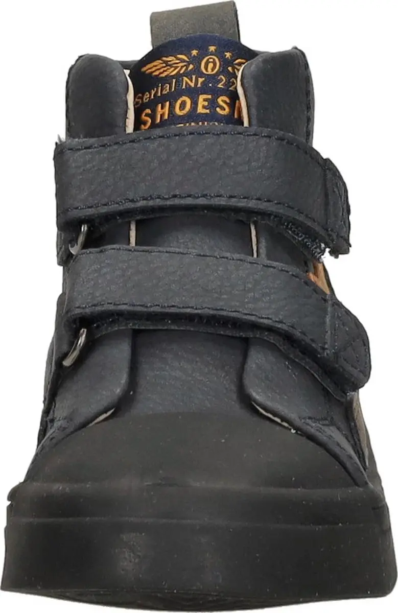 Shoesme Blauwe Bootie Cognac Patch Sneakers - Jongens - afbeelding 3 van 6