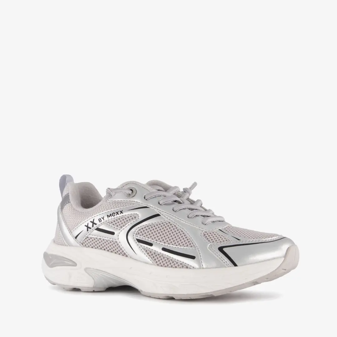 XX by Mexx dames dad sneakers zilverkleurig